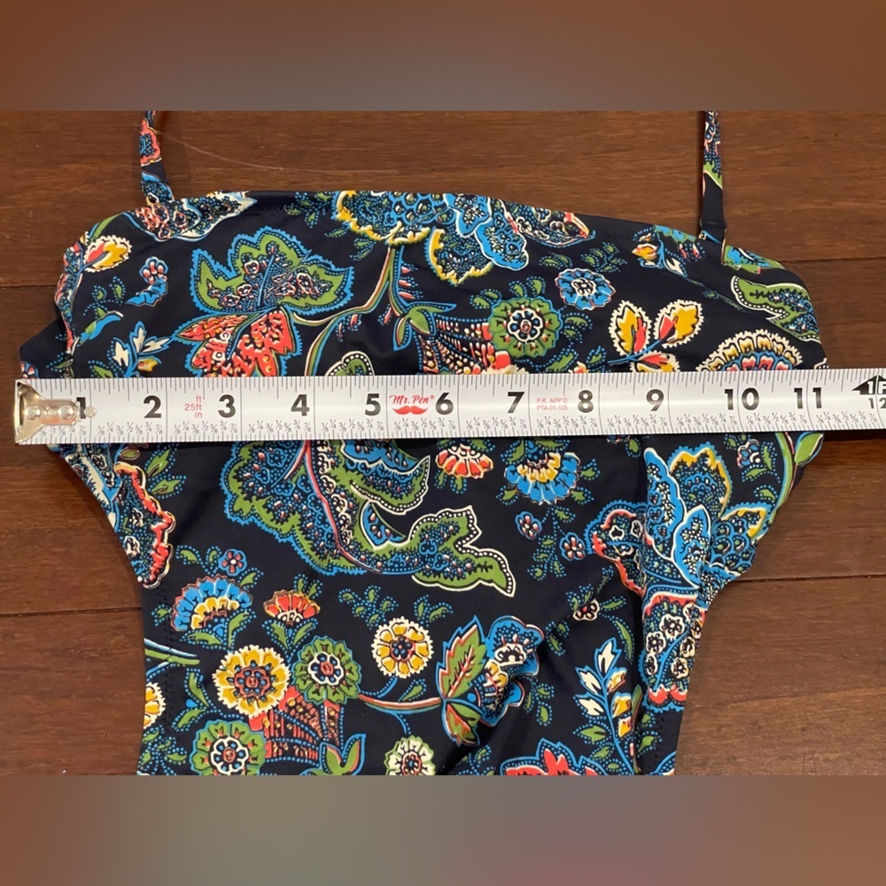 nwt j crew Paisley Print Swimsuit - Multicolor size 0 - Picture 6 of 6